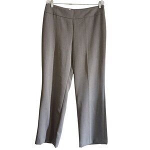 AKRIS Swiss Wool Gray Wide Leg Cropped  Trouser Slacks Pants 12 EUC